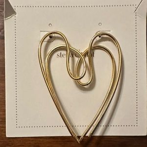 Gold wired Holland Stella & Dot outfit maker earrings.